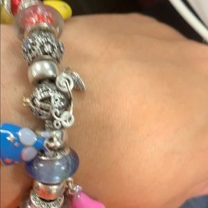 Authentic pandora Disney Princess bracelet w/charm